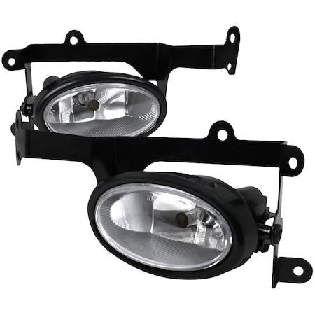 Spec-D Tuning 06-08 Honda Civic 2 Door Oem Fog Lights Clear LF-CV062OEM-RS